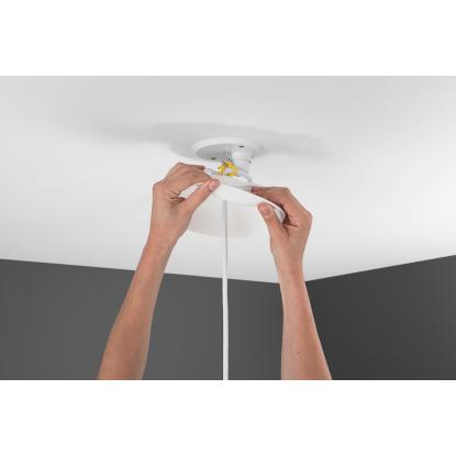 CableCup Classic roset, Ø15,8 cm, hvid