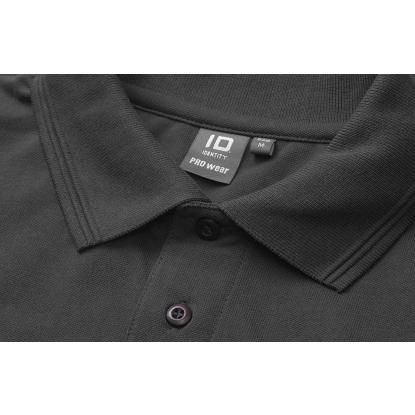 ID PRO Wear 0320 poloshirt med lomme, koks grå