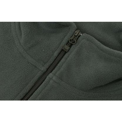 ID 0803 cardigan, mikrofleece, grå