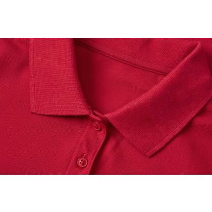 ID 0587 poloshirt, økologisk, dame, rød