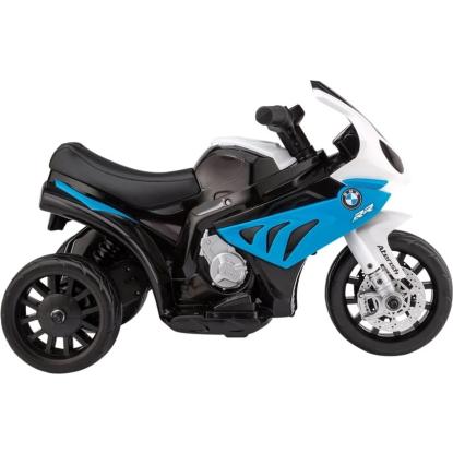 BMW S1000 motorcykel med 3 hjul, 6V, blå
