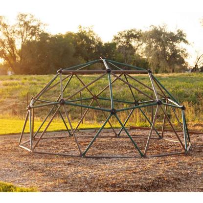 Lifetime Geodome klatretårn med telt, grøn/bronze, Ø305 x 152 cm