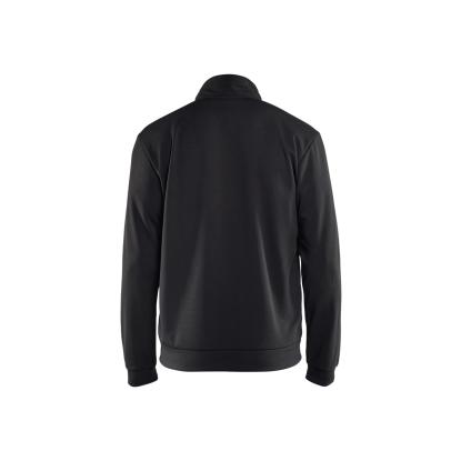 Blåkläder 3362 sweatshirt full zip, sort/rød