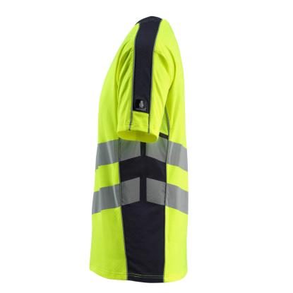 MASCOT SAFE SUPREME Sandwell T-shirt, hi-vis gul/mørk marine