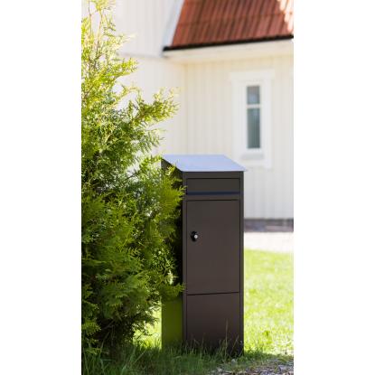 Habo 9440B stående postkasse, sort