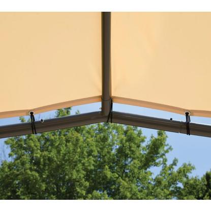 ShelterLogic Canopy Pacifica pavillon, polyester, beige, 271 x 317 x 317 cm