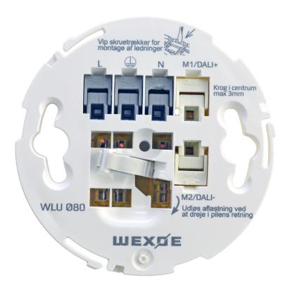 Wexøe lampeudtag, Ø80 mm