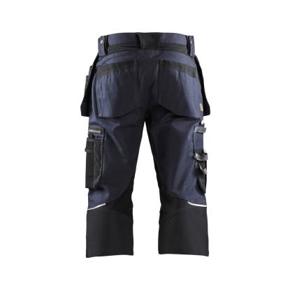 Blåkläder 1597 håndværker knickers med stretch, mørk marineblå/sort