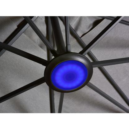 Platinum Sun & Shade flerfarvet LED-lampe til parasoller, antracitgrå