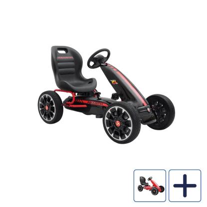 Abarth gokart med gummihjul