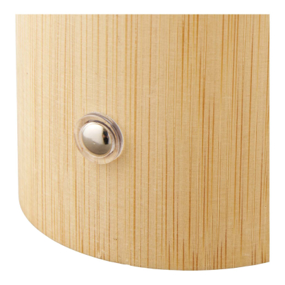 Stafford LED bordlampe med bambus, genopladelig, H18 cm, natur/hvid