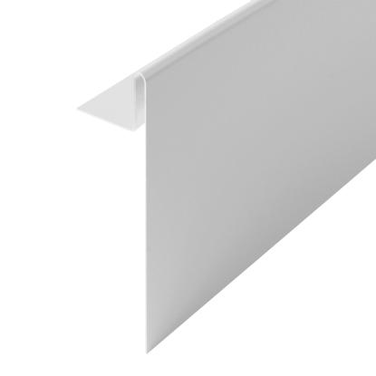 GTBUILD facadeprofil, lysningsprofil, lodret, lys grå - 3 meter