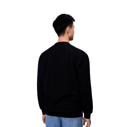 ID 0604 Klassisk sweatshirt, bomuld, sort