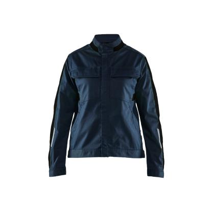 Blåkläder 4443 dame industrijakke stretch, mørk marineblå/sort