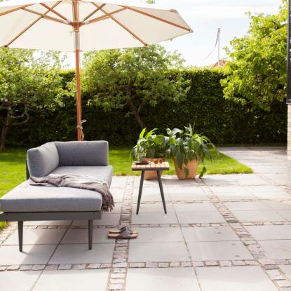 Cinas Rio daybed, solvogn, antracit, grå