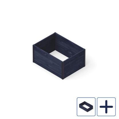 Upyard Gardenbox Modern højbed, sort