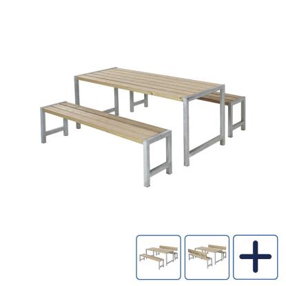 PLUS Plank plankesæt, ThermoWood®, gyldenbrun/fyr