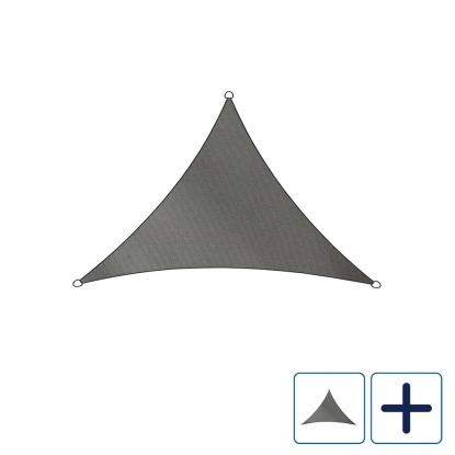 Livin' Outdoor Como trekantet solsejl, antracitgrå