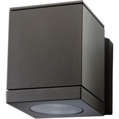 SG Armaturen Echo LED væglampe, op/ned, GU10, 4,5W LED, IP54, grafitgrå