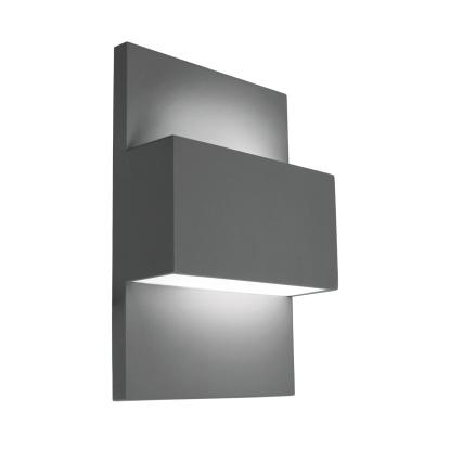Norlys Geneve LED væglampe, IP54, grafit