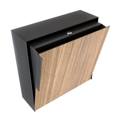 Bravios Porto postkasse med HPL front, sort