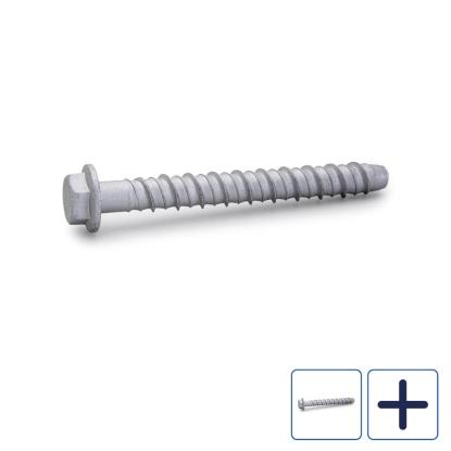 FAST betonskrue, ZF Max belægning, 6,0 mm - 50 stk.