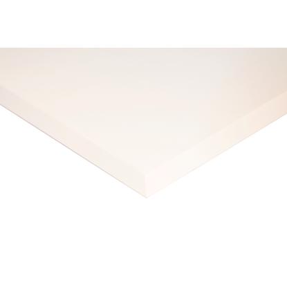NPI melaminbelagt E-1 spånplade/hylde, 70% PEFC, hvid, 16 x 250 x 2500 mm