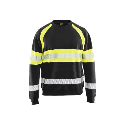 Blåkläder 3359 high vis sweatshirt, sort/hi-vis gul