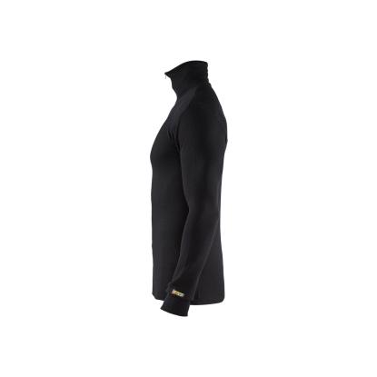 Blåkläder 4891 undertrøje half zip warm, sort