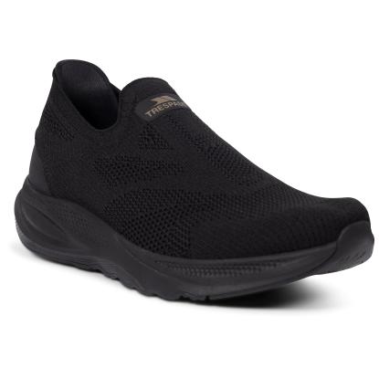 Trespass TONE Slip-on letvægts træningssko, unisex, sort