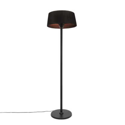 HORTUS Terrassevarmer gulvmodel med skærm 900/1200/2100 W, HA, Ø60 cm, sort