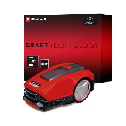 Einhell FREELEXO SMART 750 robotplæneklipper med batteri og ladestation, 750 m²