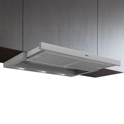 Siemens iQ300 skabsintegreret emhætte LI97RB531, sølv, 90 cm