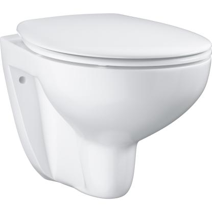 GROHE Bau ceramic rimless væghængt toilet med softclose sæde