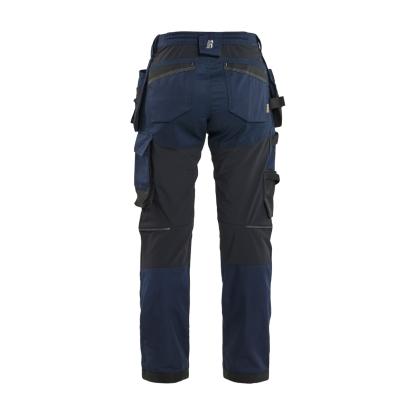 Blåkläder 7132 dame håndværker buks med stretch, mørk marineblå