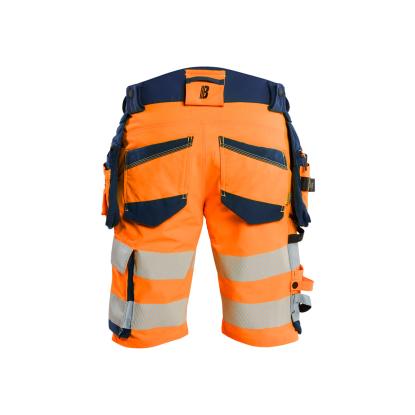 Blåkläder 1120 high vis shorts 4-vejs stretch, hi-vis orange/marineblå