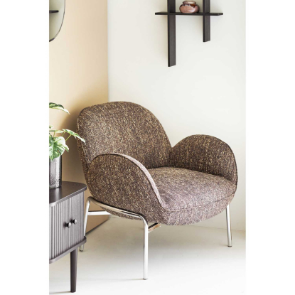 Zomba loungestol, brun