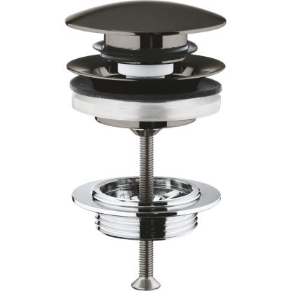 GROHE push-open bundventil, 1 1/4", Ø64 mm, børstet hard graphite