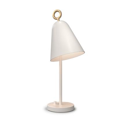 Herstal Bella bordlampe, Ø20 cm, E14, antik hvid