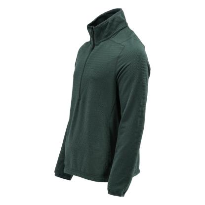 MASCOT CUSTOMIZED microfleecetrøje med kort lynlås, skovgrøn