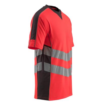 MASCOT SAFE SUPREME Sandwell T-shirt, hi-vis rød/mørk antracit