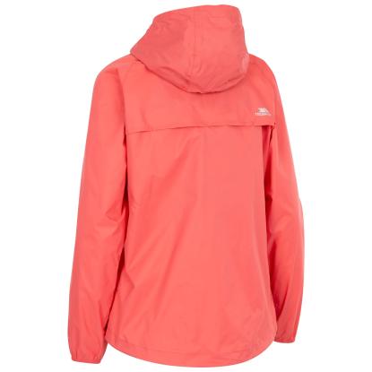 Trespass QIKPAC packaway regnjakke med pose, dame, orange
