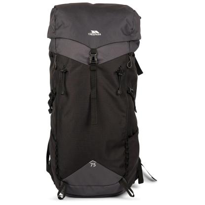 Trespass PASS vandrerygsæk, sort/mørkegrå - 75 liter
