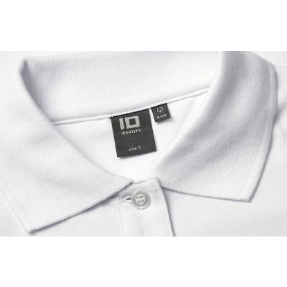 ID 0545 poloshirt med stretch, langærmet, dame, hvid