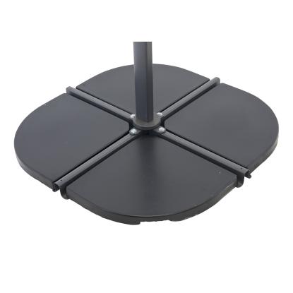 Venture Design Leeds parasolsten, beton, sort, 47 x 47 cm