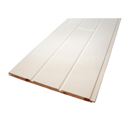 Frøslev TGV 4019 lofts-og vægprofil med faset endenot, 19 x 125 x 5100 mm, A-kvalitet fyr, hvid
