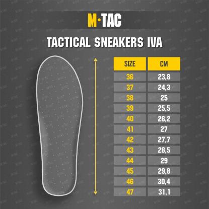 M-TAC Iva taktiske sneakers, sort
