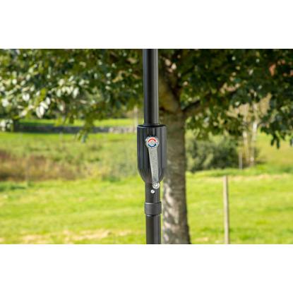 Venture Design Palmetto parasol med tilt, sort, Ø270 cm