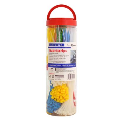E-Line assorterede kabelstrips - 1000 stk.