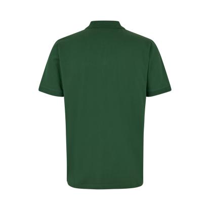 ID 0586 poloshirt, økologisk, flaskegrøn